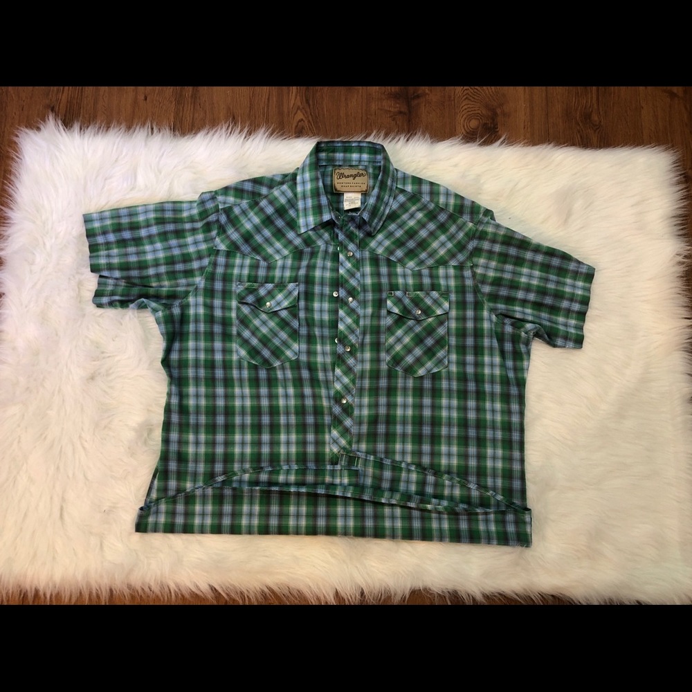 Wrangler Western Fashion Pearl Snap Men XLG